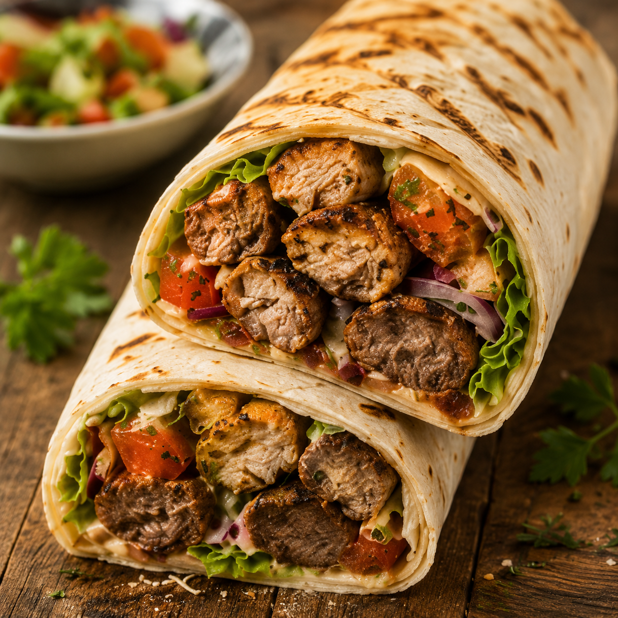 Mixed Kebab Wrap