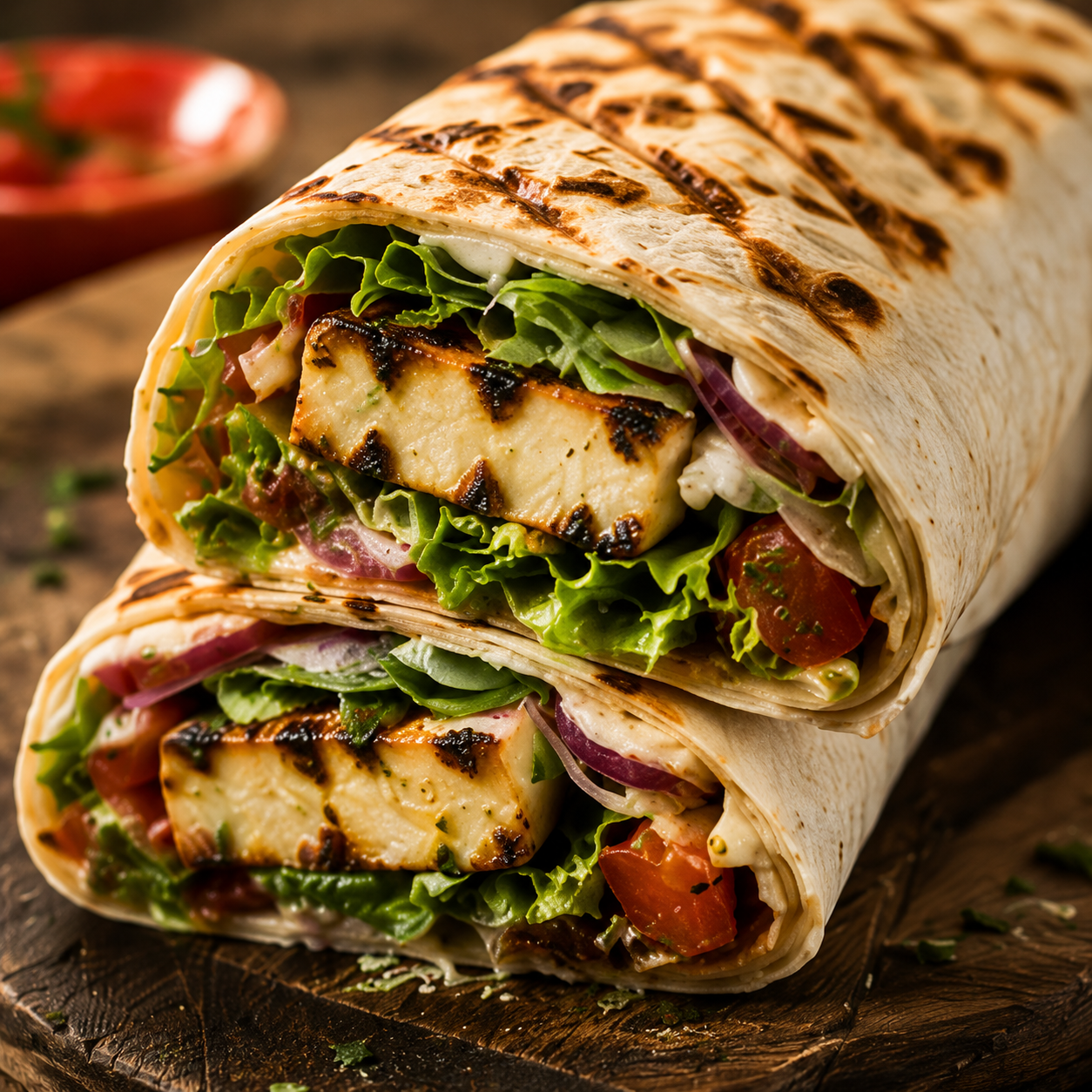 Halloumi Wrap