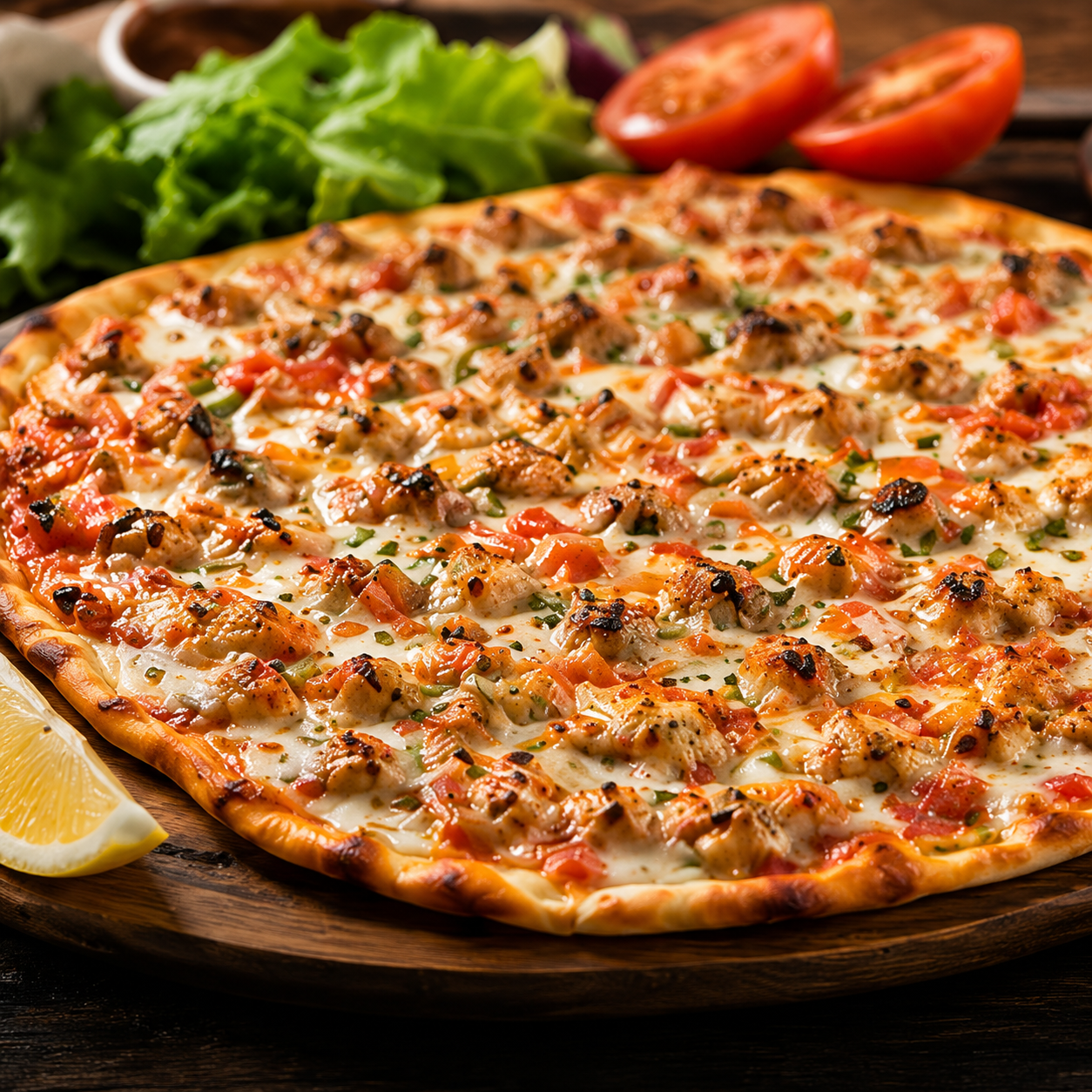 Adana Chicken Pizza