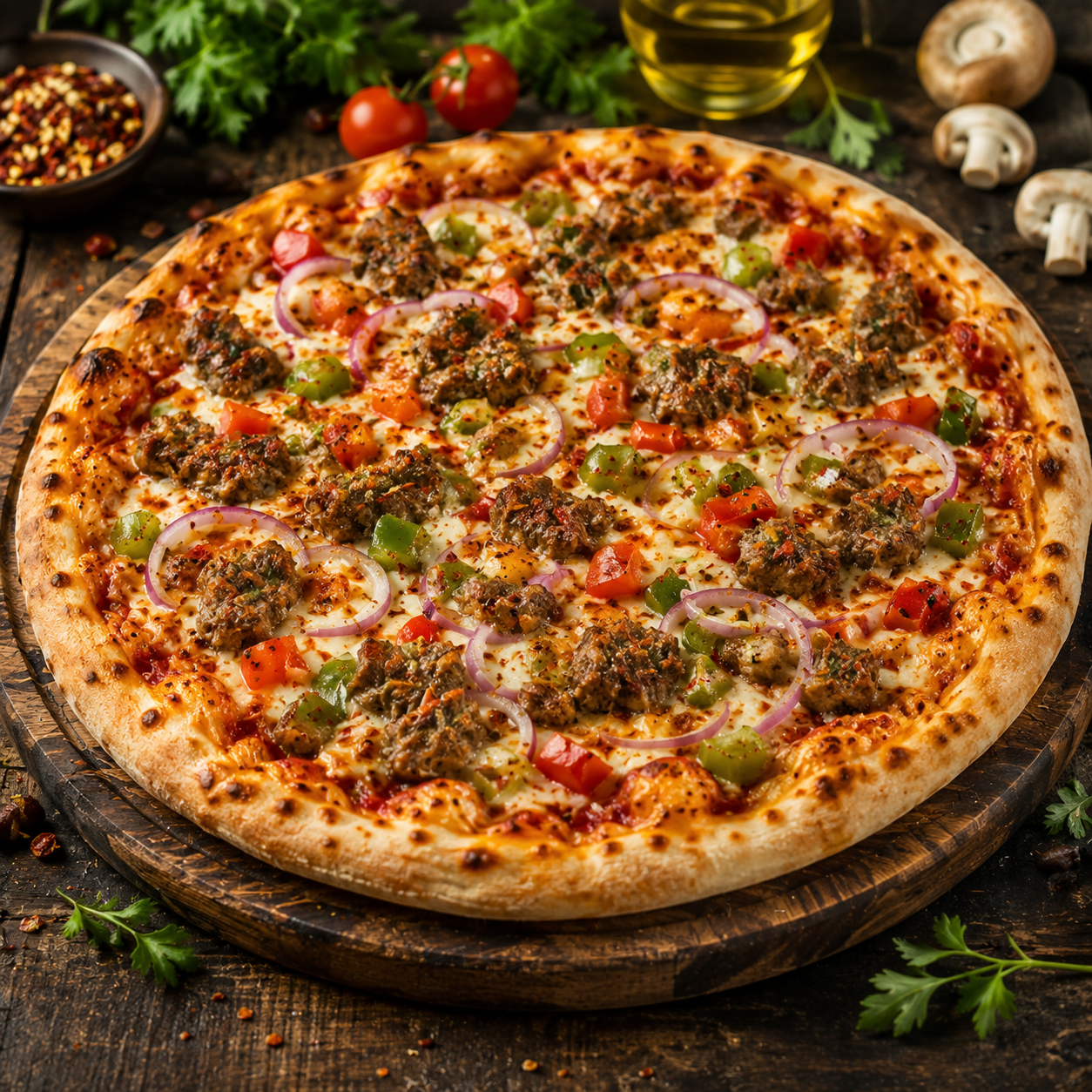 Lamb Kofte Pizza